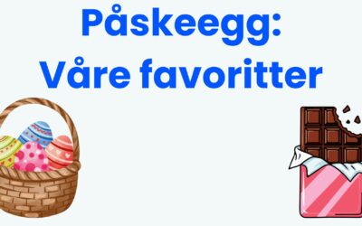 Påskeegg med godteri/snacks: Våre 15 favoritter i 2026